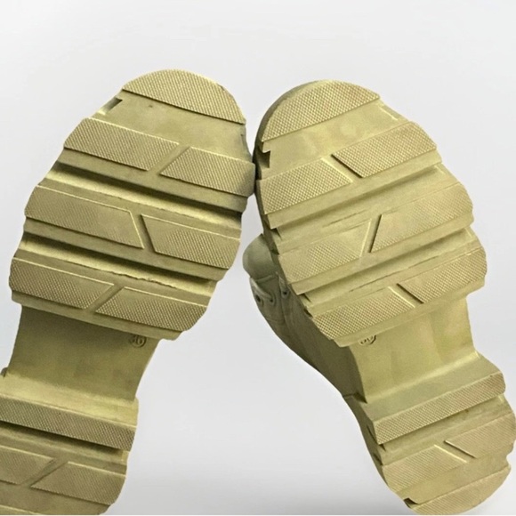 Dejavu Sage Green Women’s Chunky Platform Combat Boots Sz 36 Grunge Style - Picture 6 of 10